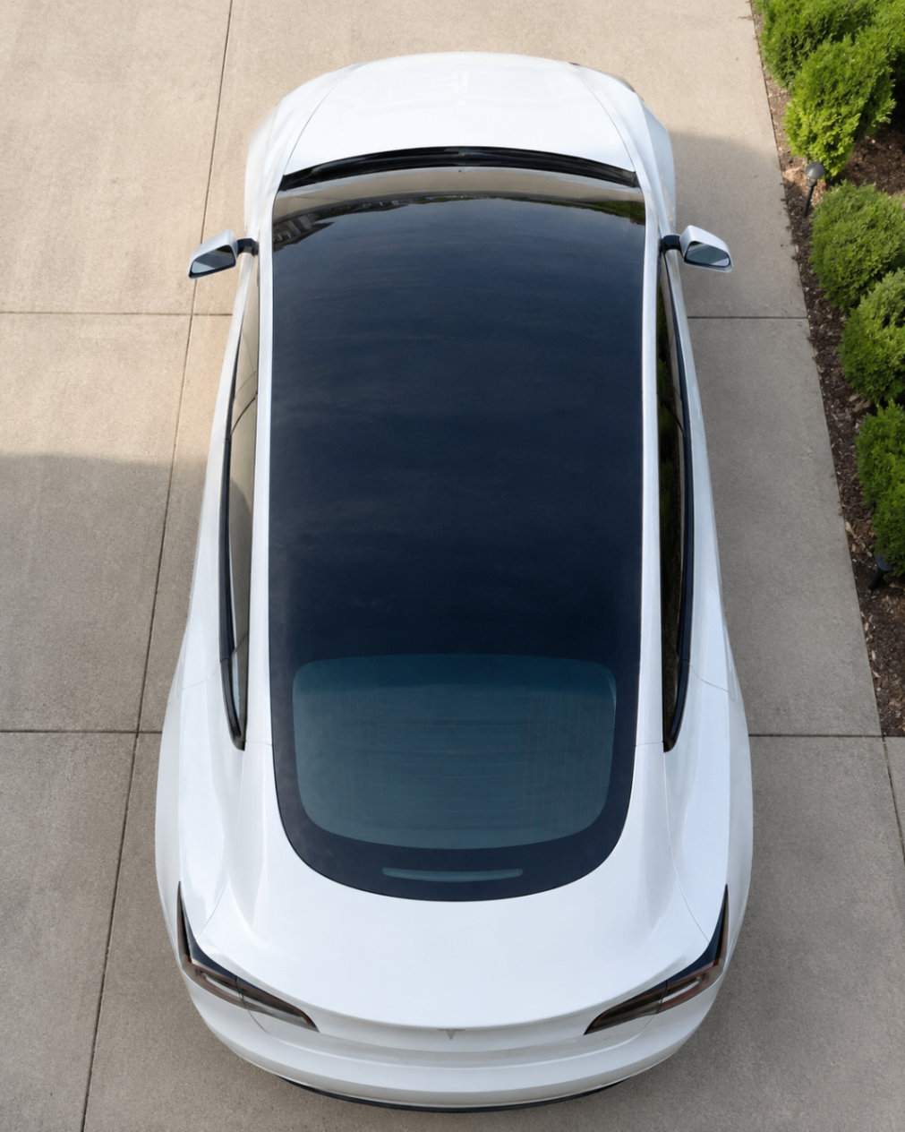 Roof vehicle inspection photo