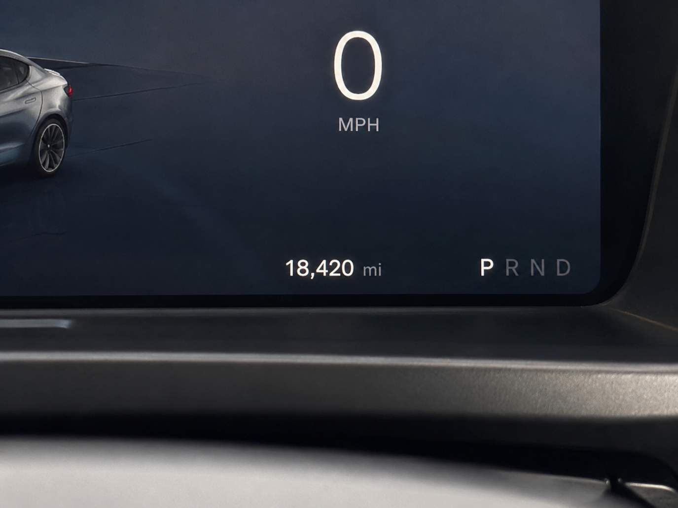 Vehicle odometer inspection photo