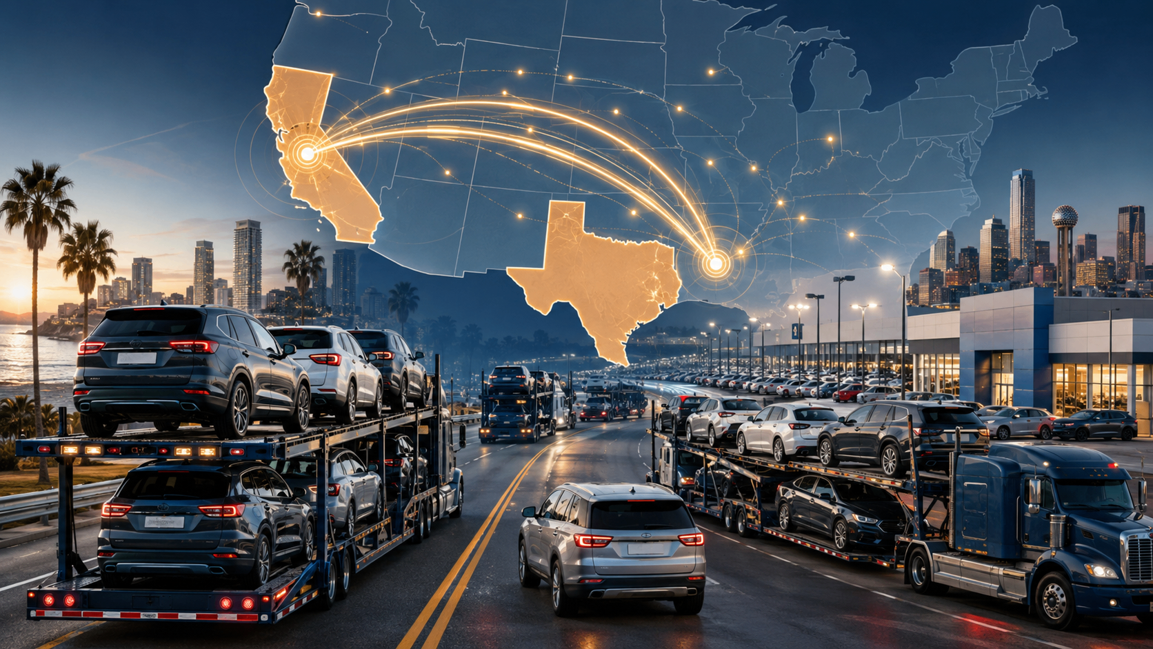 Cross-country auto transport demand accelerating